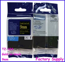 Ledeou для brother tze324 9 мм цзы tz 9 мм цзы tz 324 tz-324 Tz324 Tze-324 P-touch Label Maker Принтера Цзы Ленты 9 мм Ptouch Этикетки