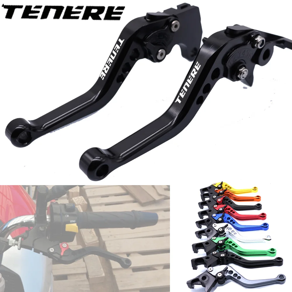 

For YAMAHA XT1200Z/ZE Super Tenere 2010-2016 TENERE Motorcycle Accessories CNC Short Brake Clutch Levers LOGOTenere