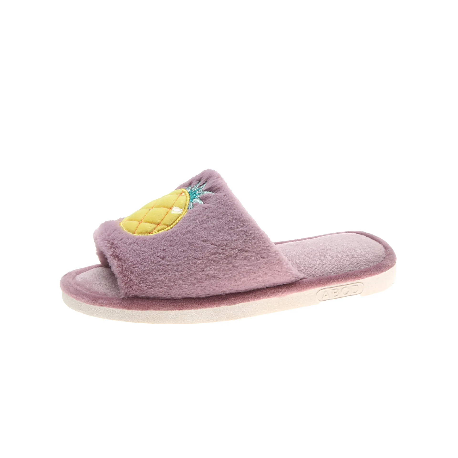 winter indoor slippers warm Fur Slides Fluffy Cute fruit women Slippers soft female flop flips Wholesale Drop shipping - Цвет: type 2