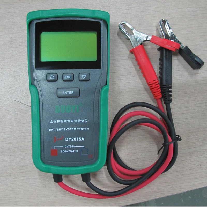 DY2015A 12 В и 24 В тест на батарею автомобиля er емкость электронная нагрузка тест заряда батареи Анализатор автомобильной батареи
