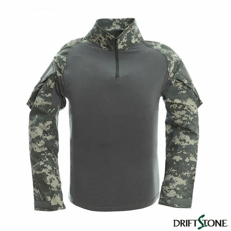 Камуфляжные футболки военная форма армейская футболка карго страйкбол Пейнтбол Militar тактическая одежда с налокотниками