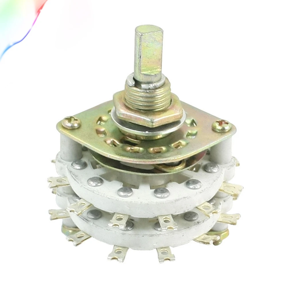 

KCZ4*5 4P5T Dual Decks 24Pins Band Channel Rotary Switch Selector