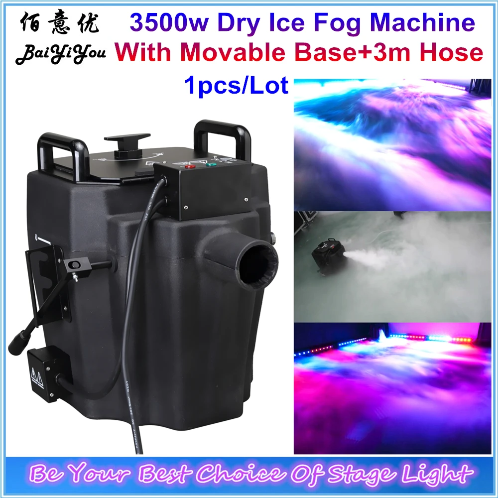 Dj Club Party Show 3500w Dry Ice Fog Smoke Machine Stage Special Effect