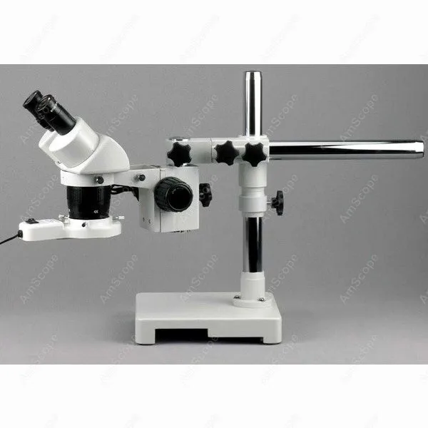 Стерео микроскоп AmScope поставляет 10X 15X 30X 45X стерео на одной руки стрелы с кольцевым