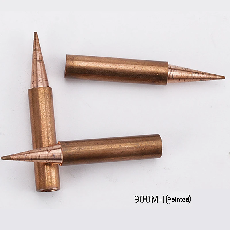 Наконечник паяльника серии 900M 10 шт./лот бессвинцовые наконечники из чистой меди