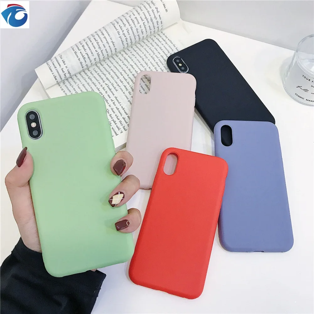 HUANQING Luxury Liquid Silicone Case For iPhone 7 6 Plus Phone Cover for Apple iPhone 8 6s Plus X XS XS MAX XR Protection Phone Case01