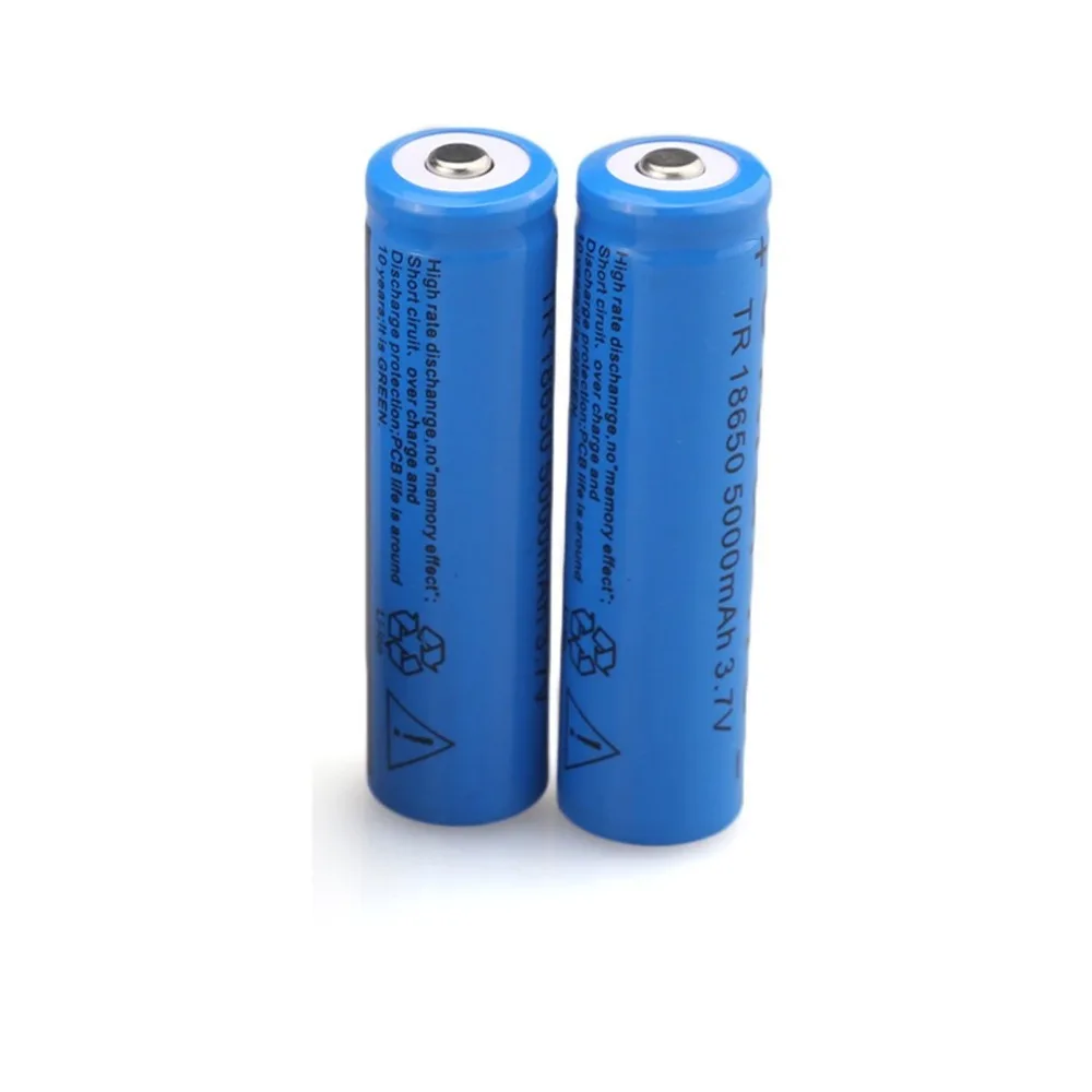 GTF 3 7 V 18650 батарея литиевая 5000 mAh для фонарика литиево-ионная | Электроника