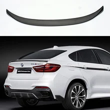 F16 X6 M Rendimiento Estilo FRP Primer Auto Car Rear Trunk Spoiler Wing para BMW X6 F16 2014-2016