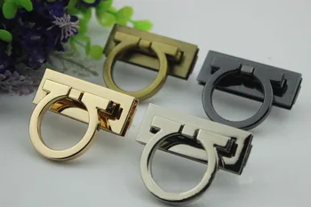 

6pcs/lot DIY craft die casting twist lock mortise lock square lock Bag lock hardware accessories large size