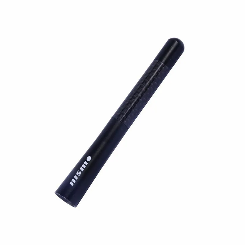 

2015 HOT 4.7 Inch Short Carbon Fiber Car Radio Antenna Nismo Logo Fit for Nissan free shipping