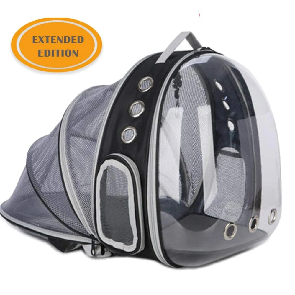 Foldable Transparent Pet Cat Puppy Carrier Backpack Space ...