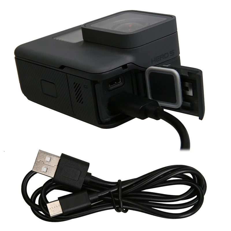 Аксессуары для Gopro Hero 5 6 7 черная камера зарядный usb кабель передача данных