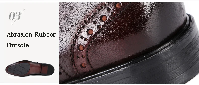 Men's Oxfords Shoes Leisure Casual Genuine Leather Wedding Dress Shoes For Men Business Brogues Shoes Moccasins Square Toe Shoes (9)