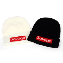 Savage Beanie шапки, шапки, зимние шапки для мужчин и женщин, вязаные зимние брендовые шапки для девочек, женские и мужские теплые уличные шапки Skullies s