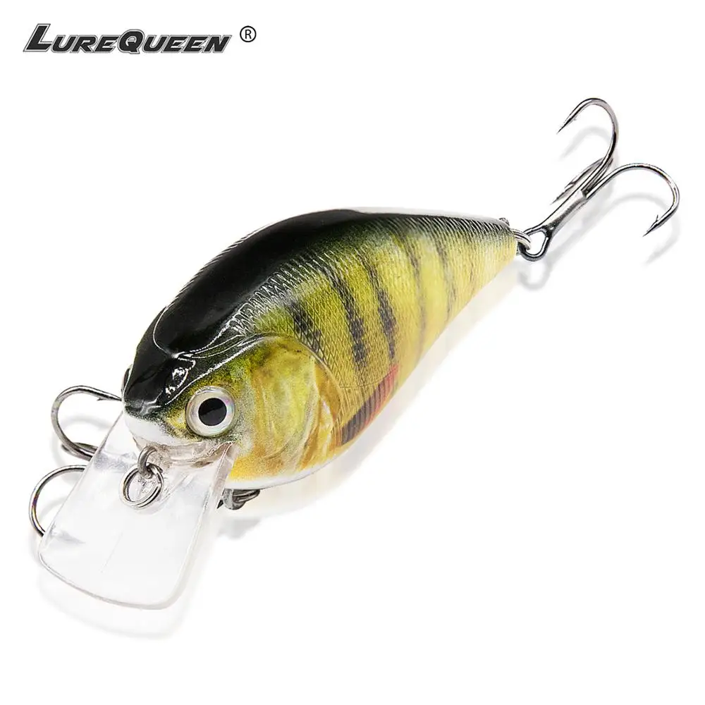 1PC Mini Crankbait Fish Eye Artificial Lure Bait Fishing Lures Crank Baits US