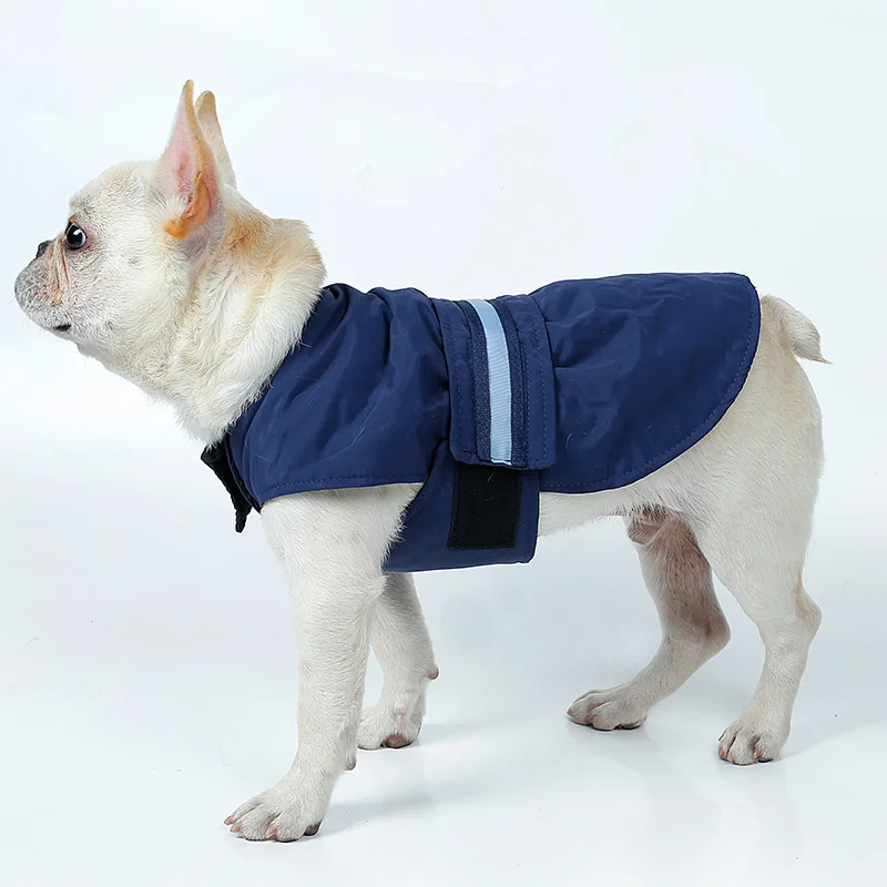 Dog Clothes With LED Light Large Dog Coat Waterproof Nylon Pet Jacket