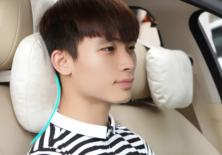 Top Quality Car Headrest Neck Support Seat / Maybach Design S Class Soft Universal Adjustable Car Neck Pillow Waist pillow