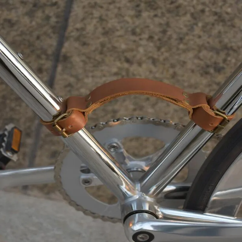 Q1094 100% cowhide Retro Bicycle Handle Handle Cowhide Leather Belt ... - Q1094 100 CowhiDe Retro Bicycle HanDle HanDle CowhiDe Leather Belt Bike Vintage Bike Equipment Accessories