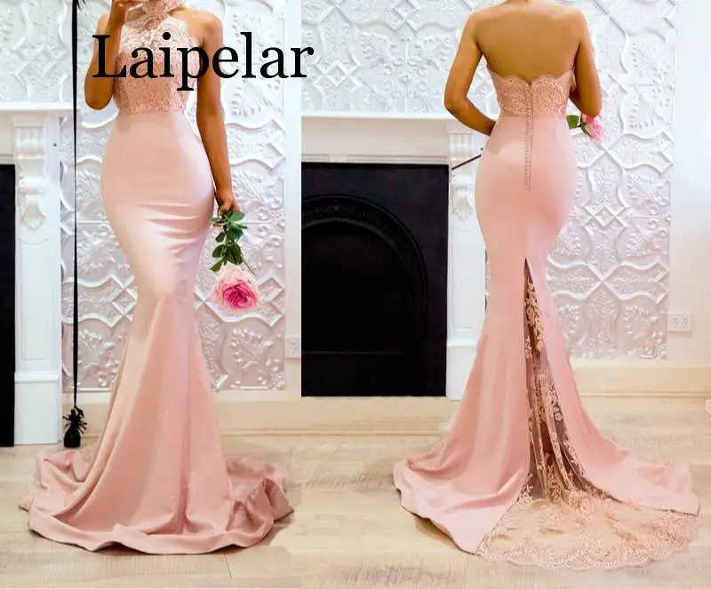 women halter button pencil dress backless sleeveless bodycon mini dresses for nightclub party music festival Laipelar Women Romantic Lace Sleeveless Round Neck Floor-Length Long Maxi Dress Open Back Wrapped Fishtail Party Dress