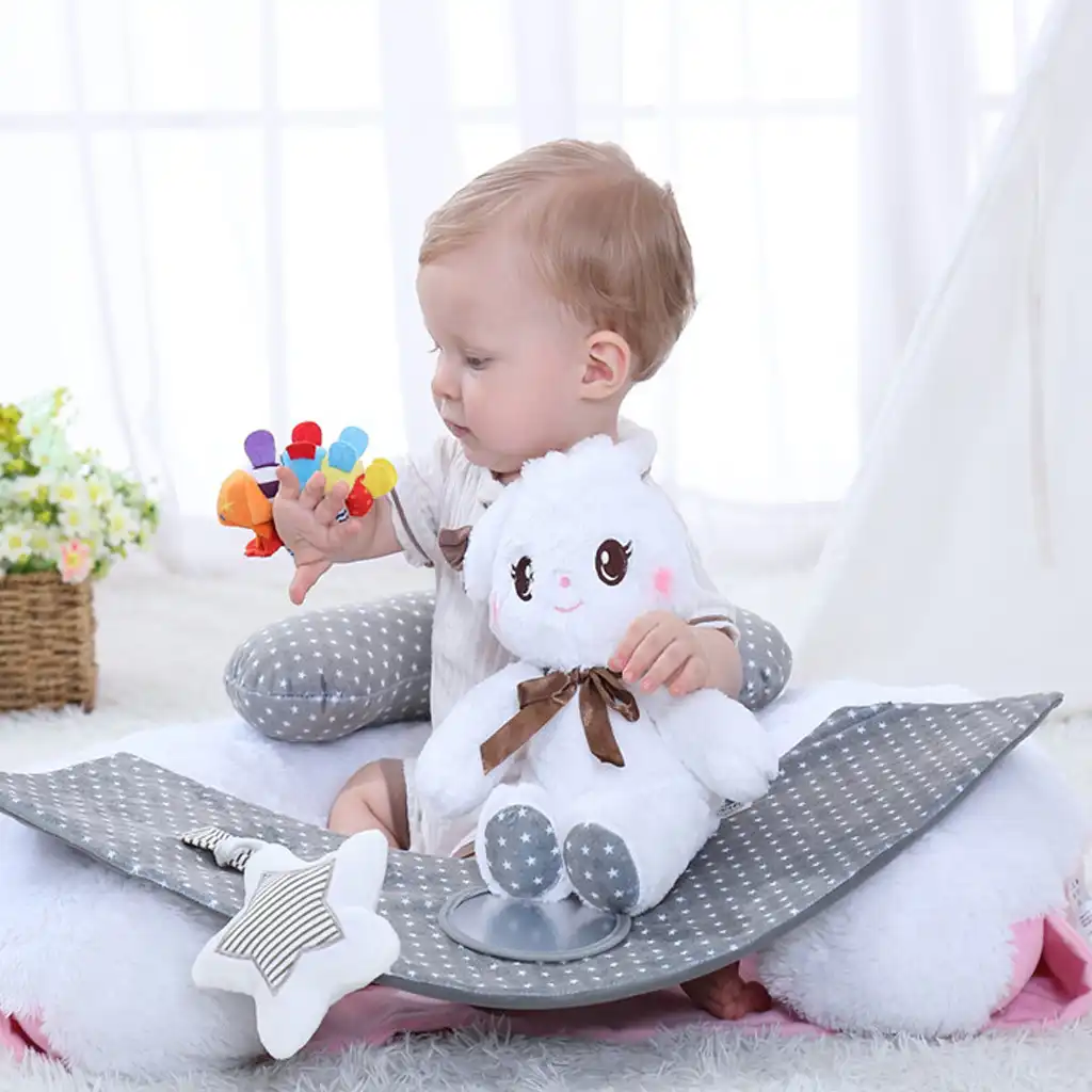 Soft Plush Chair Floor Seat Baby Nursery Toddlers Armchair Soft Plush Chair Floor Seat Baby