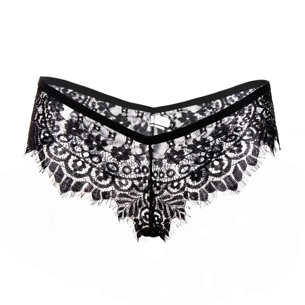 

Lace Briefs Panties Women Sexy Solid Lingerie G-string Lace Briefs Women Underwear Plus Size Ladies Pantie T String Thongs Knick