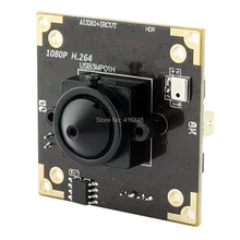 3MP MJPEG USB печатная плата 3,7 мм объектив 1/" CMOS Aptina AR0331 цифровой аудио широкий динамический диапазон WDR USB модуль камеры для промышленного