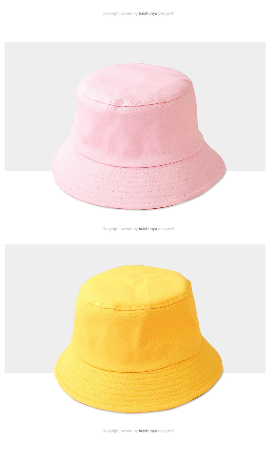 Новые унисекс хлопковые Панамы женские летние Солнцезащитная шляпа мужская однотонная Sunbonnet Fedoras наружные шапки для рыбака пляжная кепка