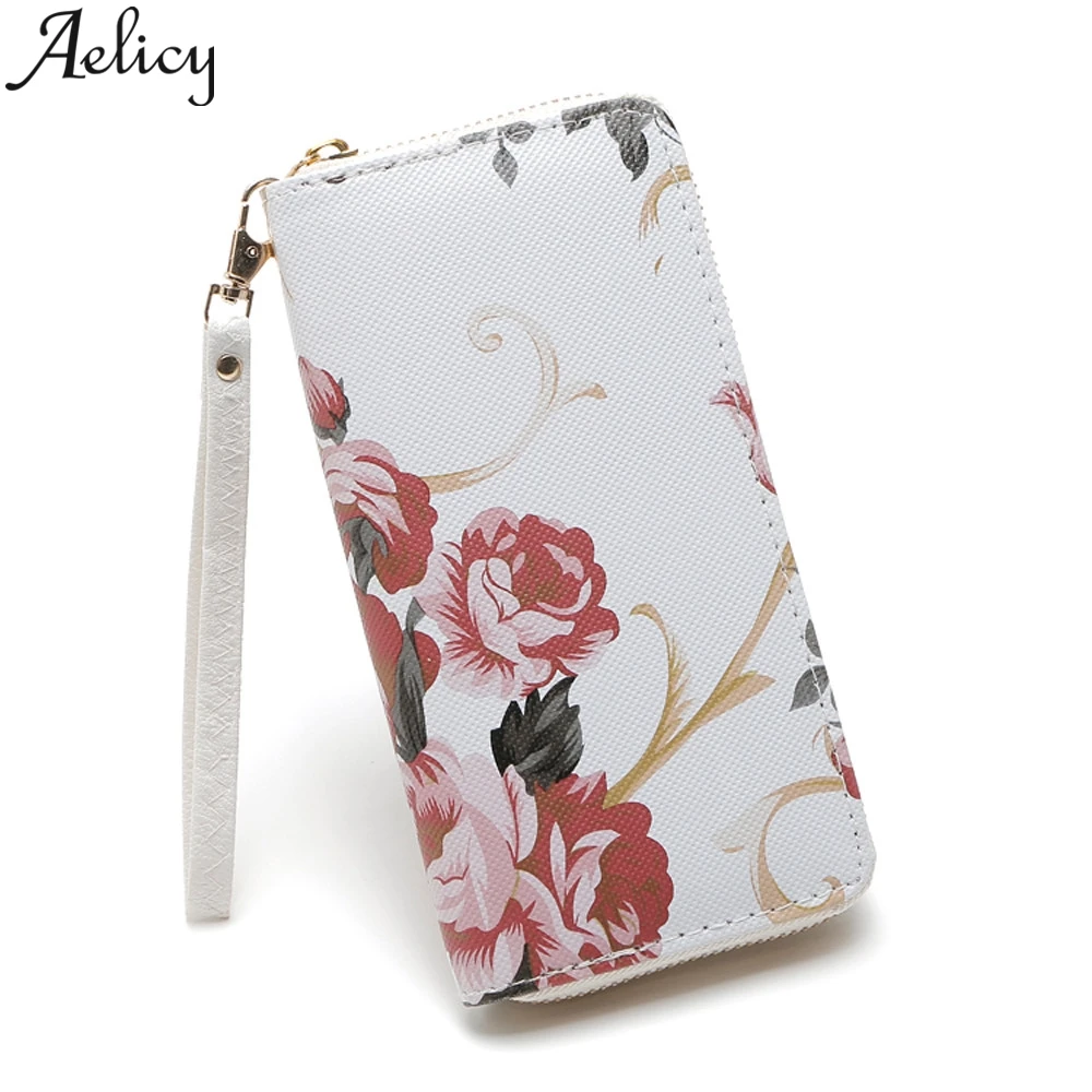 

Aelicy 2019 Women Fashion Stone Road Wallet Coin Bag Card Pocket Money Bag Purse Card Package Wallet Mobile Phone Bag Leather