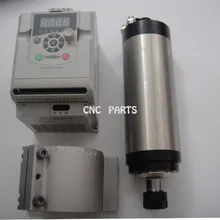 Комплект ЧПУ шпинделя ER20 2.2KW Водяное охлаждение шпинделя+ 1 шт. 2.2KW Инвертор+ 1 Подходящие шпиндели поддержки