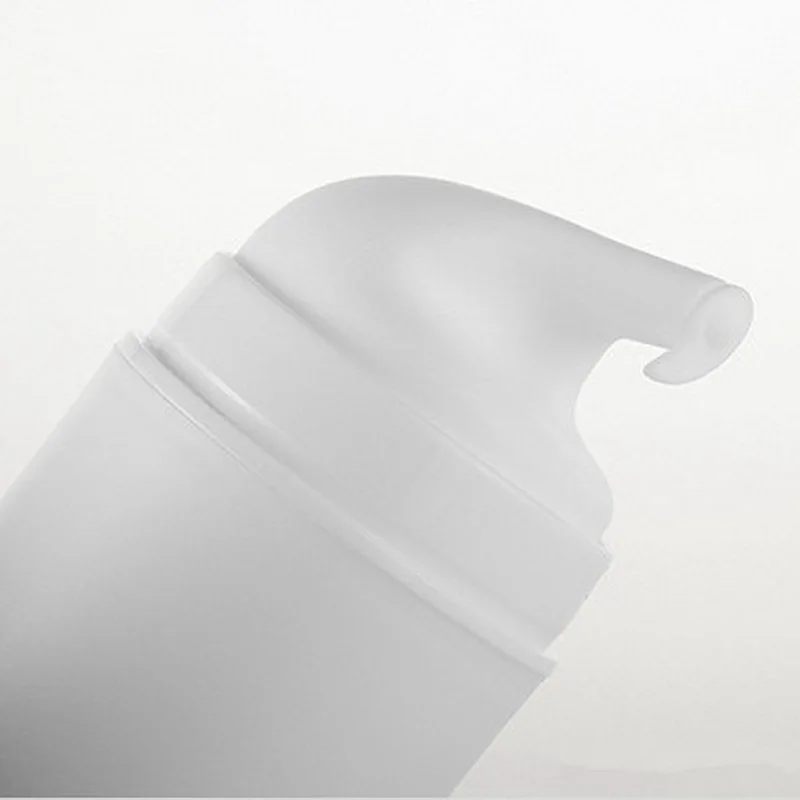 10pcs/lot 100ml Plastic AS Airless Bottle and Pump White with Overcap Translucent Empty Perfume Cosmetics Bottles | Красота и
