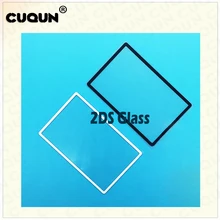 2DS Верхняя поверхность стеклянного зеркального экрана внешняя крышка объектива верхняя часть ЖК-экрана передняя пластиковая стеклянная крышка