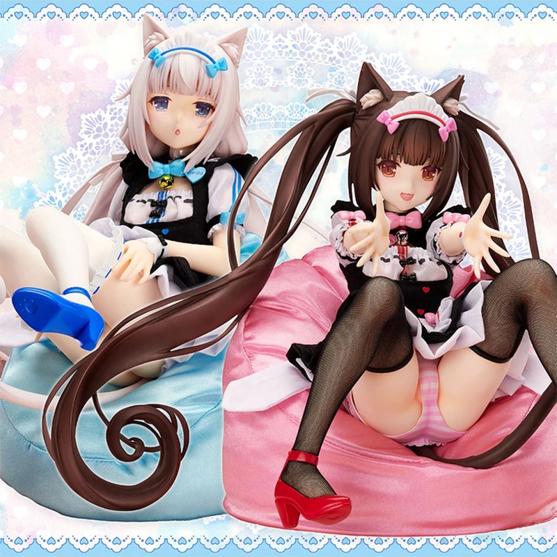 Nary BINDing NEKOPARA Chocola Ванильная ПВХ фигурка Аниме Сексуальная девушка 1/4 масштаб настоящая одежда фигурка модель игрушки для взрослых