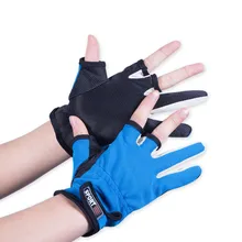 Free Shipping 2016 New Top Quality Anti Slip Fishing Gloves/Outdoor Sports Slip-resistant Fishing Gloves outdoor
