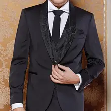 Облегающие смокинги для жениха, Лучший мужской костюм свадебный для шафера, мужские костюмы для жениха(куртка+ штаны+ галстук+ жилет) фраки