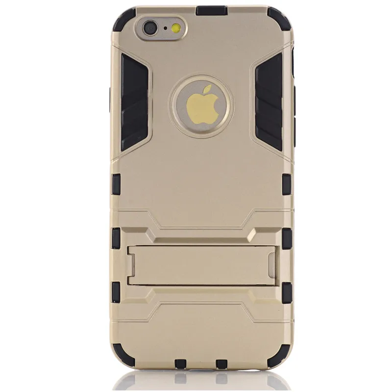 Fundas Case For iPhone 5 & 5S Armor Back Cover With Stand Support Mobile Phone Accessories Etui Coque TP PC Cover