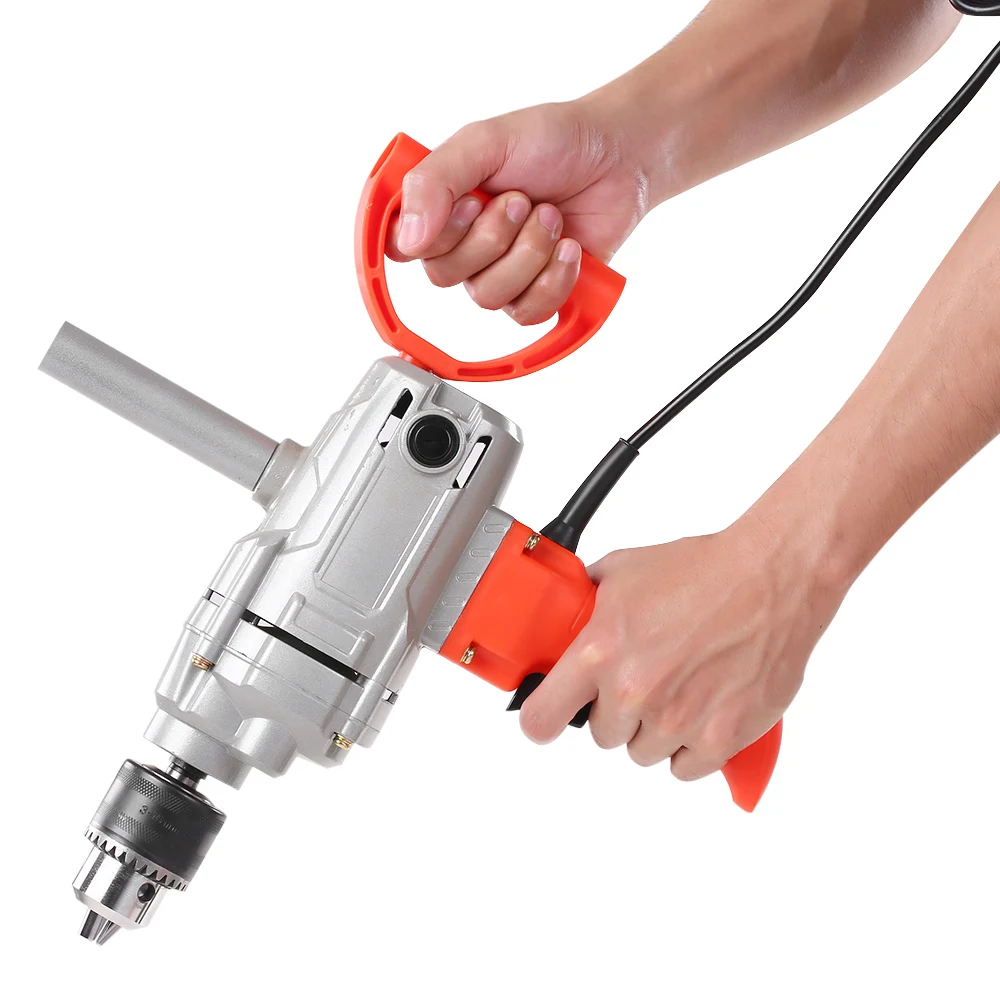 

New Design Power Drill Corded Spade Handle Drill Stirring and Drilling Tools Electric Hand Mixer for Mud Cement Oil Paint