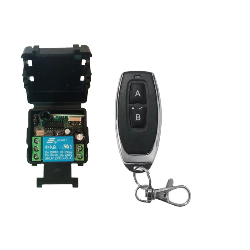 

433Mhz Universal Wireless Remote Control Switch DC 12V/24V 1CH Relay Receiver Module RF Transmitter 433 Mhz Remote Controls