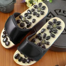 Magnet Stone Foot Massage Slippers Reflexology Health Acupuncture Health Shoes Slipper Healthy Massager Pebble Feet