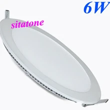 AC85-265V эквивалент 40 Вт 6 Вт светодиодный потолочная световая панель SMD2835 светодиодный светильник Вырез size105mm
