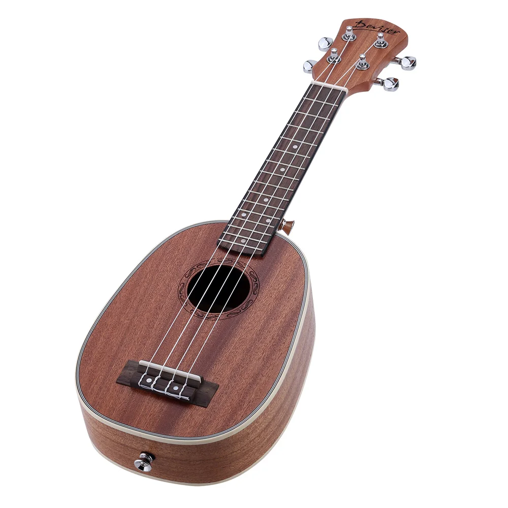 Высокое качество 2" Ананасовый сопрано Укулеле прочный Sapele Ukulele Ukelele матовый 4 нейлоновые струны палисандр гриф