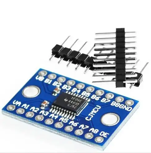 

10pcs/lot TXS0108E high speed full duplex 8 channel level conversion module 8 bit bidirectional voltage converter For arduino