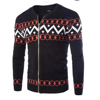 

2019 New Men's Sweaters Autumn Winter Warm Cashmere Wool Zipper Pullover Sweaters Man Casual Knitwear Men Casual Sweaters