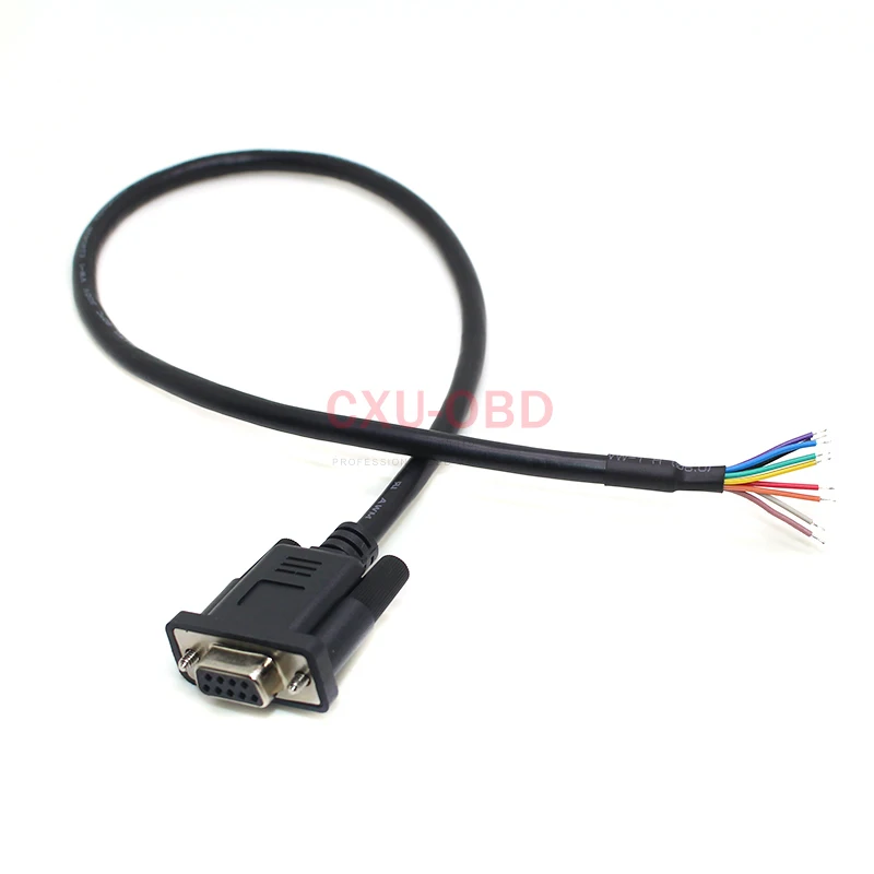 RS232 serial port cable DB9 female open cable 9 Pin copper RS232 COM