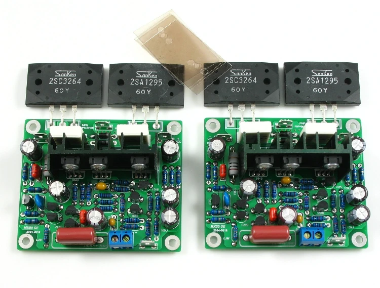 

2pcs MX50 SE Amplifier Board 2SA1295 2SC3264 100W+100W ( 2 Channle AMP)