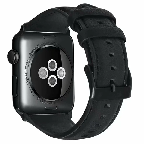 Ремешок из натуральной кожи для Apple Watch 42 мм 38 мм 44 мм 40 мм для Iwatch серии 5 4 3 2 1 повязки на запястья-Браслеты Ремешок для часов