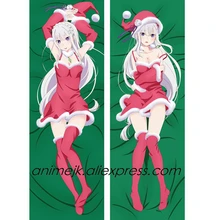 Аниме Re: Zero kara Hajimeru Isekai Seikatsu Emilia Dakimakura наволочки для подушек РОЖДЕСТВЕНСКИЙ чехол для подушки