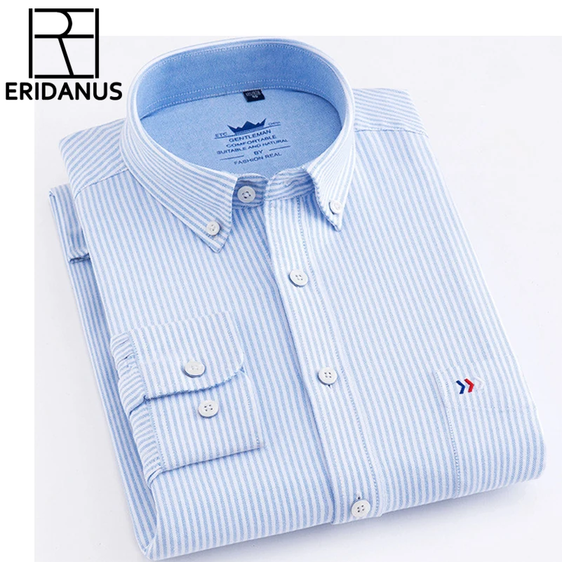 Achat 2018 Marque Shirs Hommes 100% Coton Shirt Chaud De Mode Mâle Longue manches Casual Chemise Hommes Slim Fit Robe Chemises Plus La Taille X620