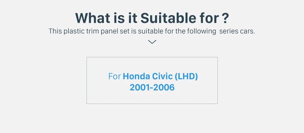Harfey 2 Din крепление на приборную панель DVD рамки Радио панель для 2001 2002 2003 2004 2005 2006 Honda Civic Автозапчасти для леворульных автомобилей стерео Панель переходной пластиной