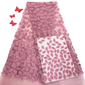 

beautiful yaking-11.814 Nigerian fabric for party dress new African embroidered lace fabric