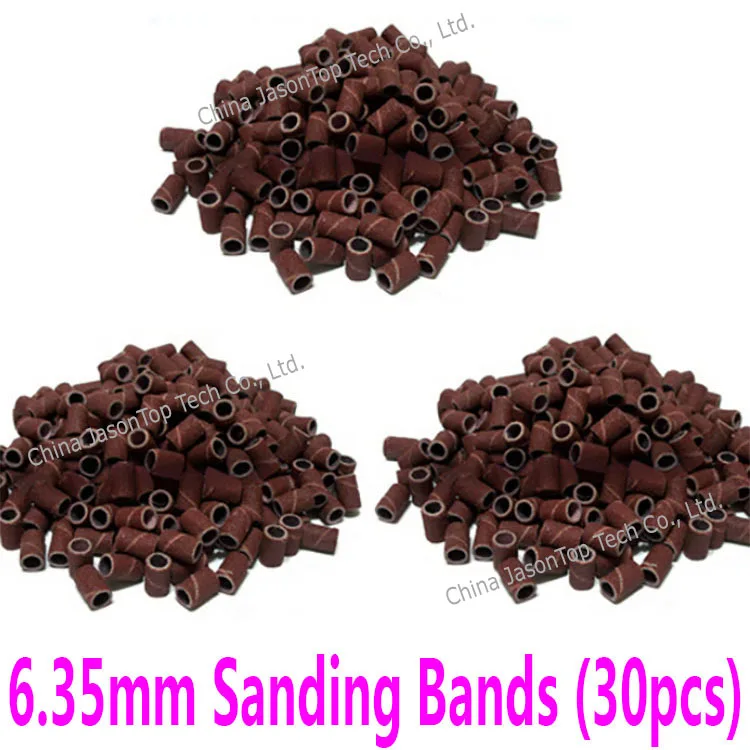 

30pcs Sanding Sleeves Bands Sandcloth Nail Power Drill 1/4" Drum 40 60 80 120 150 180 240 320 400 600 Electric Drill Accessories